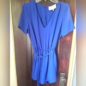 Womens blue romper